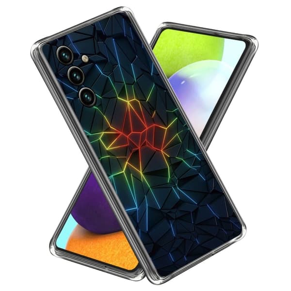 Deco Samsung Galaxy A24 4G Suojakotelo - Geometry Blue