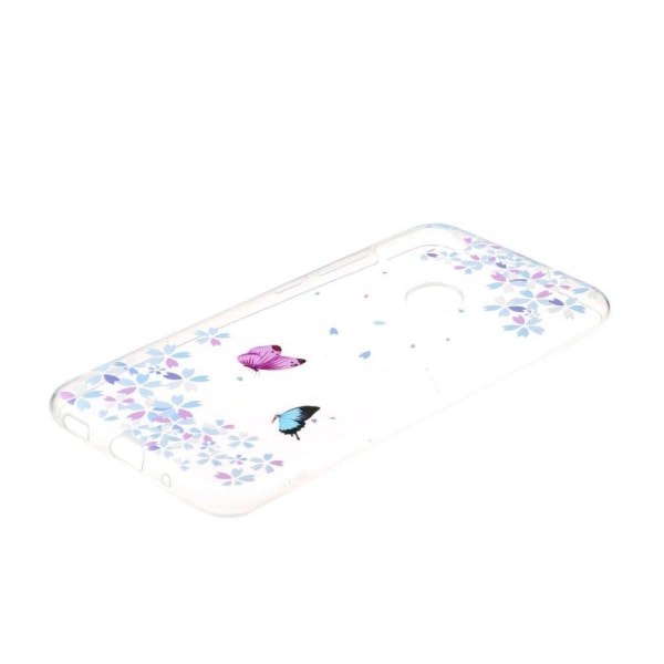 Deco Samsung Galaxy M11 kuoret - Perhonen ja kukka Multicolor