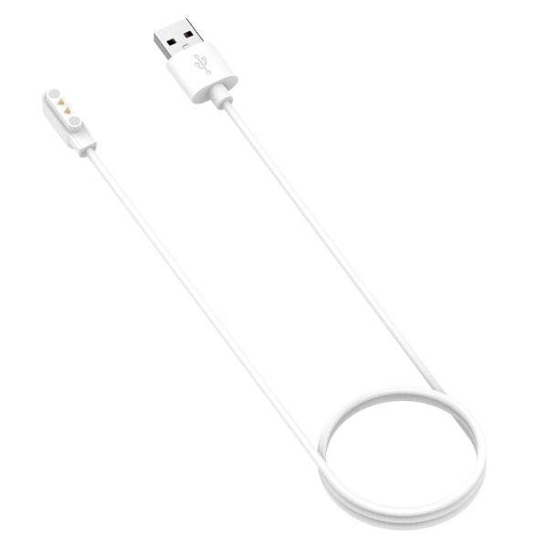 1,2 m magnetisk USB-ladekabel - Hvit White