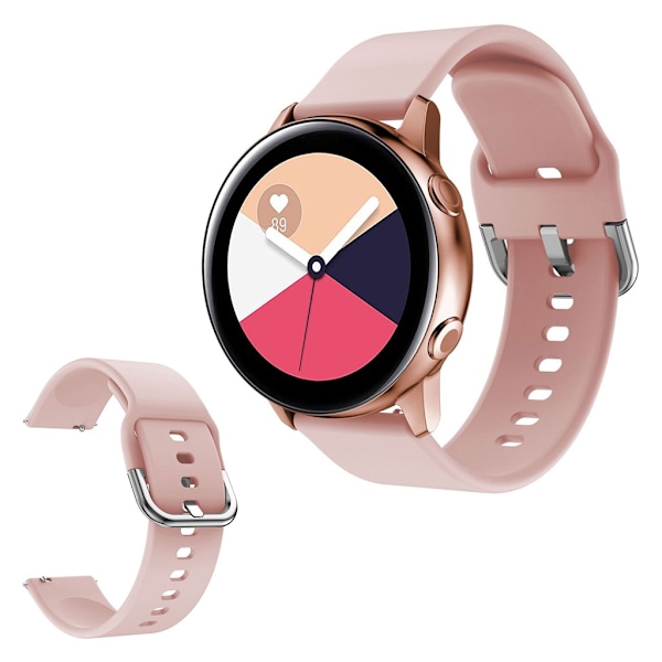 Samsung Galaxy Watch Active 2 - 40mm silicone watch band - Pink Rosa