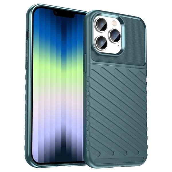 Thunder iPhone 14 Pro Suojakotelo - Vihreä Green