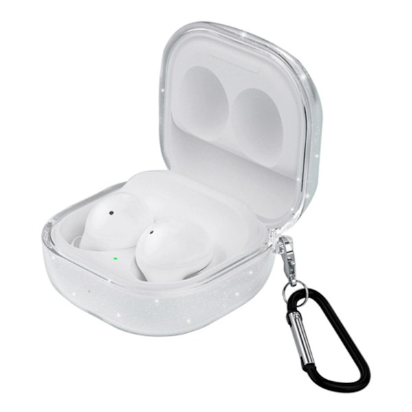Samsung Galaxy Buds2 Pro / Buds2 / Pro glitrende stil cover - Transparent Transparent