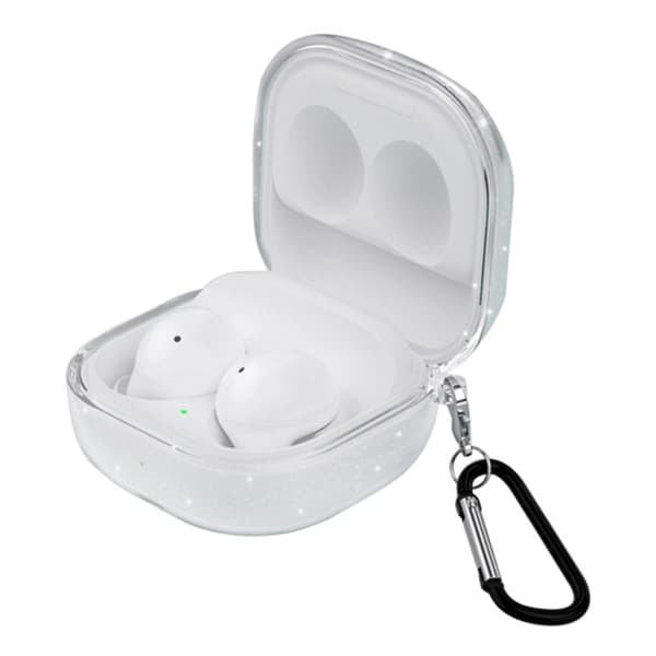 Samsung Galaxy Buds2 Pro / Buds2 / Pro glitrende stildeksel - Gjennomsiktig Transparent
