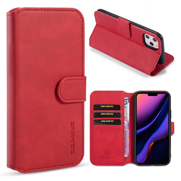 DG.Ming Retro iPhone 11 Pro Max fodral - Röd Röd