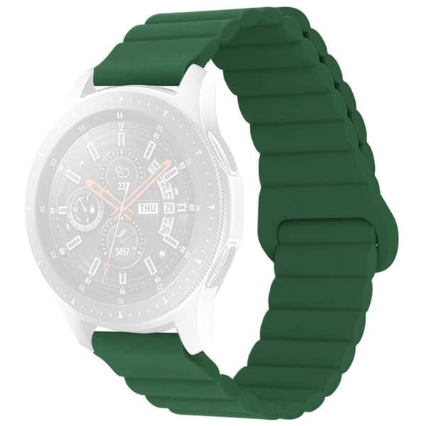 22mm universaali silikoninen kellohihna - Vihreä Green