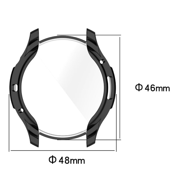 Amazfit GTR 4 46mm galvaniseringsdæksel - Sort Black