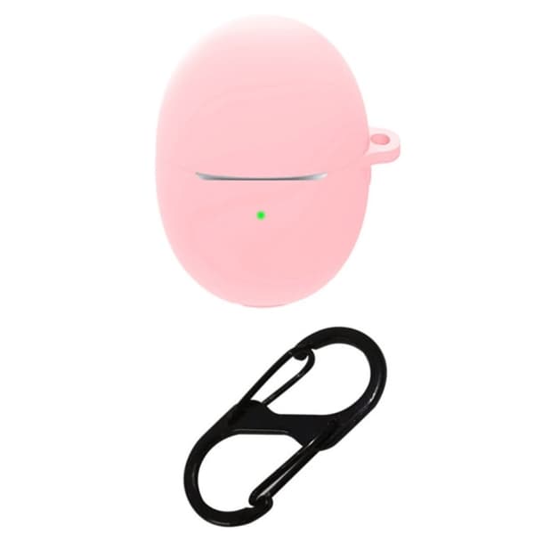 Huawei FreeBuds 5 silikonskydd med spänne - Rosa Rosa