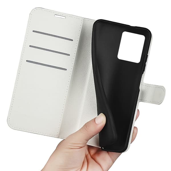 Classic ZTE Blade V30 Flip Etui - Hvid White