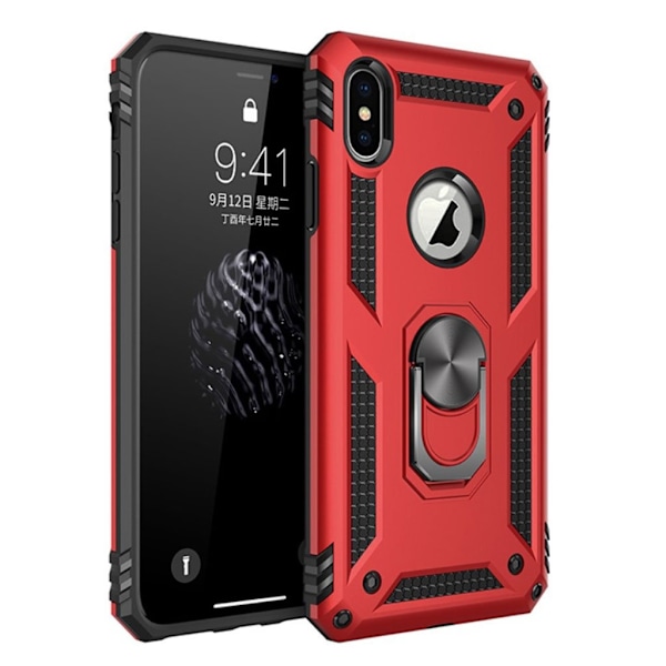 Bofink Combat iPhone Xs Max etui - Rød Red