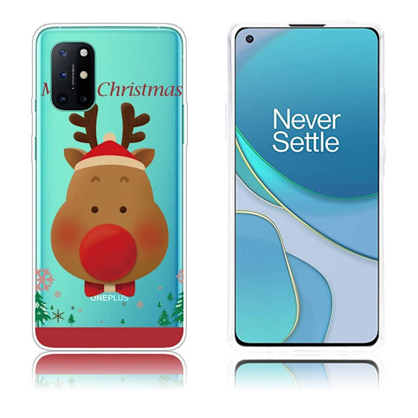 Christmas OnePlus 8T fodral - brun älg Brun