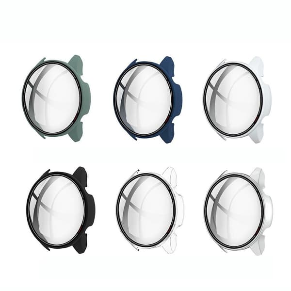 Xiaomi Mi Watch Color enkel ram + härdat glas - Vit Vit