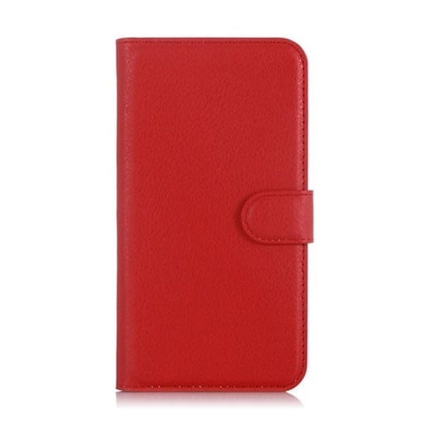 Kvist Microsoft Lumia 550 Leather stander etui - Rød Red