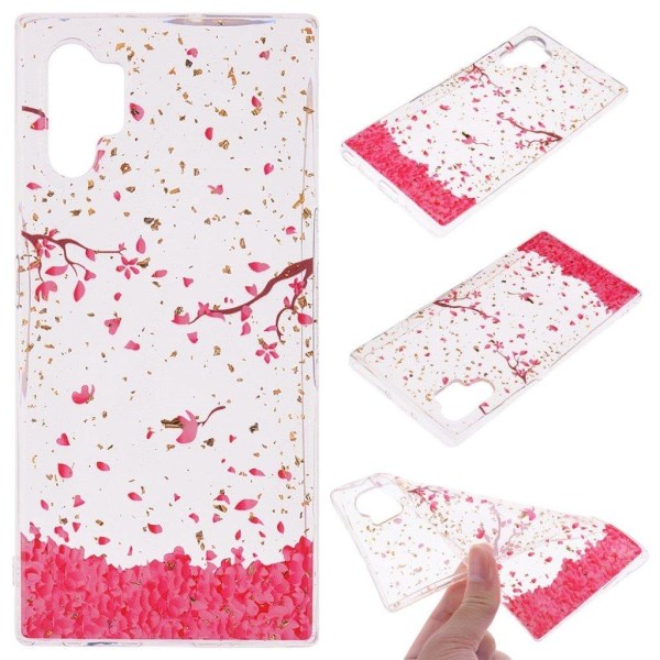 Deco Samsung Galaxy Note 10 Plus skal - Fallande Blommor Rosa