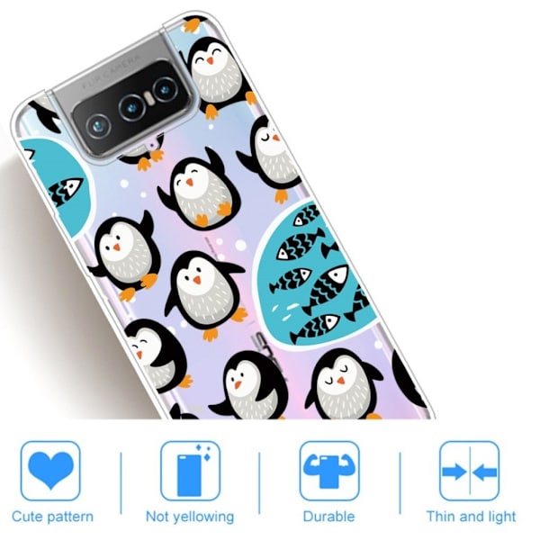 Deco Asus Zenfone 7 Pro cover - Hvid White