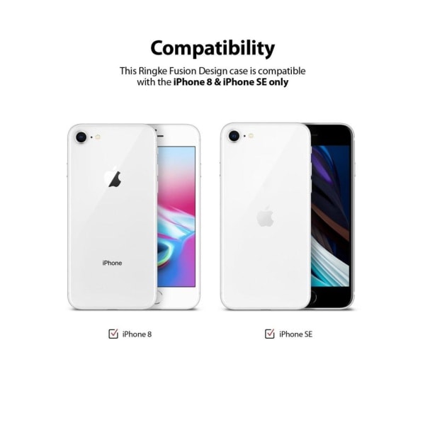 Ringke FUSION DESIGN - iPhone SE 2020 / 8 / 7 - Levende Øjeblik Multicolor