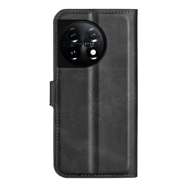 Læretui med Lommebok til OnePlus 11 - Svart Black
