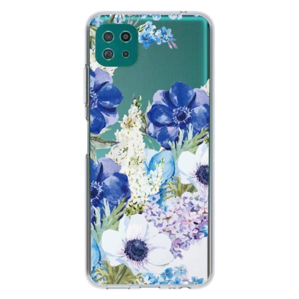 Deco Samsung Galaxy A22 5G Etui - Blomst Blue