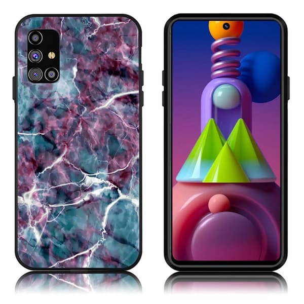 Imagine Samsung Galaxy M51 kotelot - Marmorointi Green