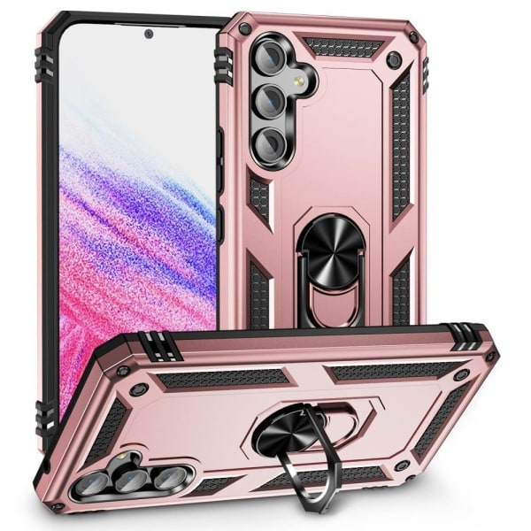 Bofink Combat Samsung Galaxy A54 Etui - Rødguld Pink