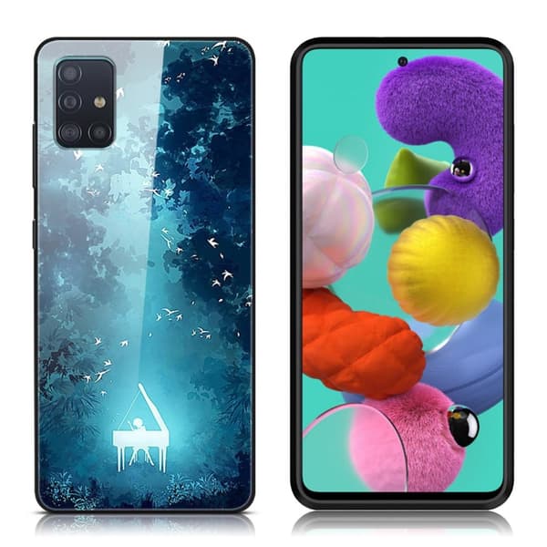 Fantasy Samsung Galaxy A51 deksel - Forest Piano Blue