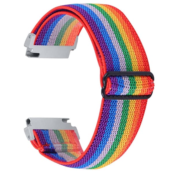 Gabb Watch 3 utskiftbar nylonrem med stilig mønster, pustende armbånd - Stil D Multicolor