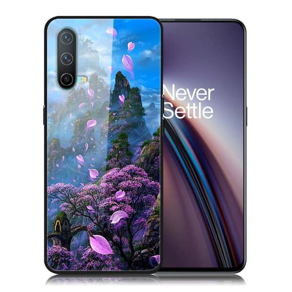 Fantasy OnePlus Nord CE 5G Deksel - Blomst Fjell Multicolor