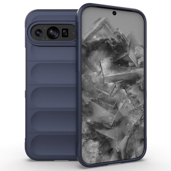Deksel med mykt grep for Google Pixel 9 Pro XL - Mørkeblå Blue