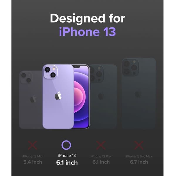 RINGKE ONYX DESIGN - iPhone 13 - Måla Svart