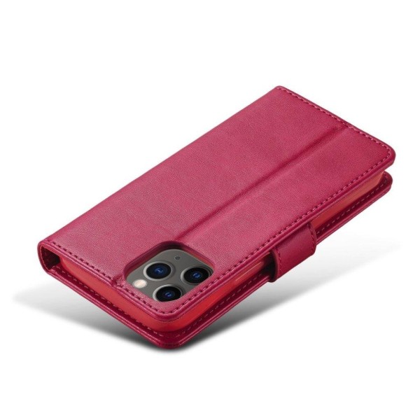 LC.Imeeke läder iPhone 12 Pro / iPhone 12 fodral - Röd Röd