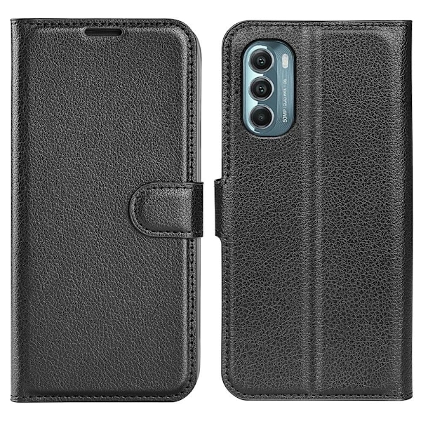 Klassisk Motorola Moto G Stylus 5G (2022) flip etui - Sort Black