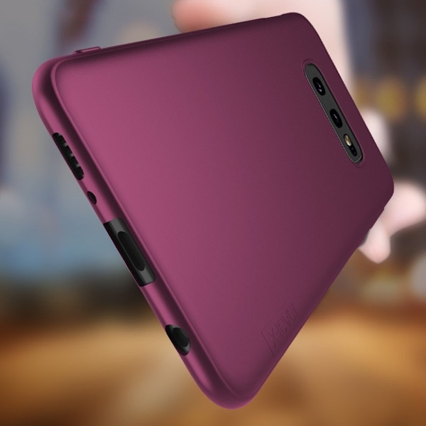 X-LEVEL Samsung Galaxy S10e mat etui - Vinrød Red