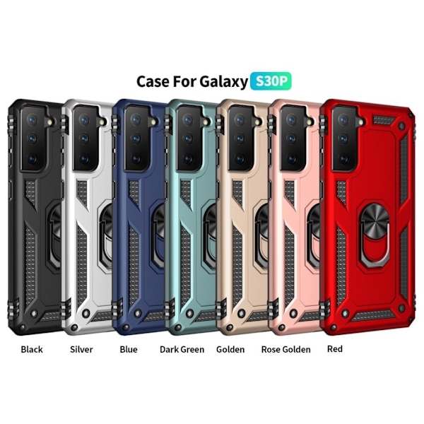 Bofink Combat Samsung Galaxy S21 Plus 5G kotelot - Musta Black
