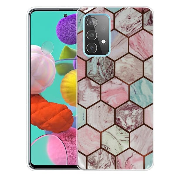 Marble Samsung Galaxy A33 5G Etui - Bikage Marmor Mønster Multicolor