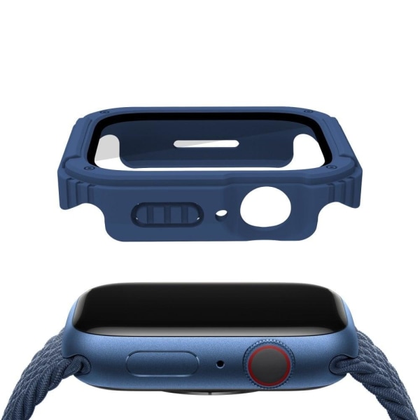 Apple Watch 40mm suojakuori karkaistulla lasilla - Keskiyön Sininen Blue