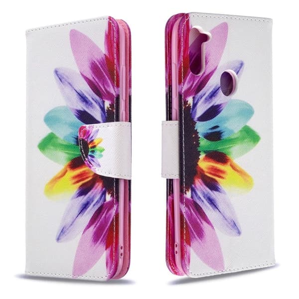 Wonderland Samsung Galaxy A11 / M11 etui - Terälehti Kuvio Multicolor