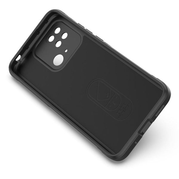 Mjukt greppformat Xiaomi Redmi 10C skal - Blå Blå