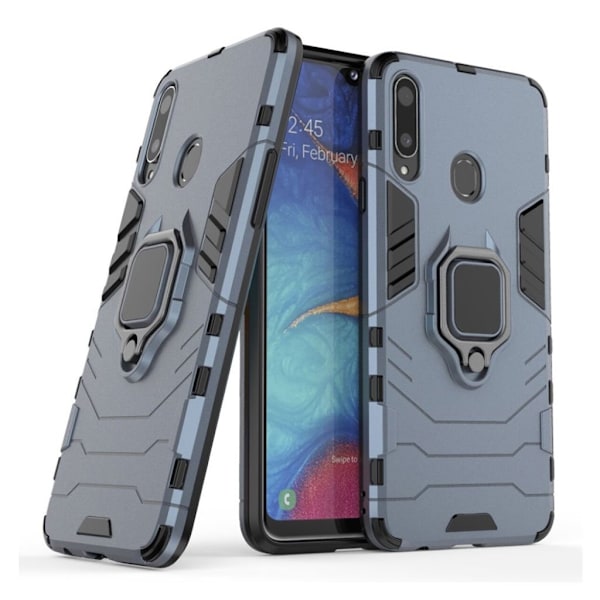 Ring Guard  Samsung Galaxy A20s skal - Blå Blå