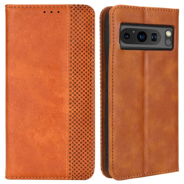 Bofink Vintage läder Google Pixel 8 Pro fodral - Brun Brun