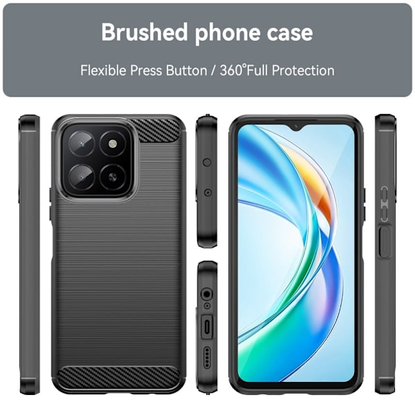 Carbon Flex Honor X5b Plus cover - Sort Black