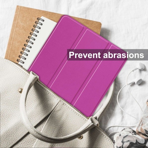Tri-fold læderstativ-etui til Lenovo Tab P11 Pro (2. generation) - Lilla Purple