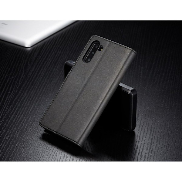 LC.IMEEKE Samsung Galaxy Note 10 Flip kotelot - Musta Black