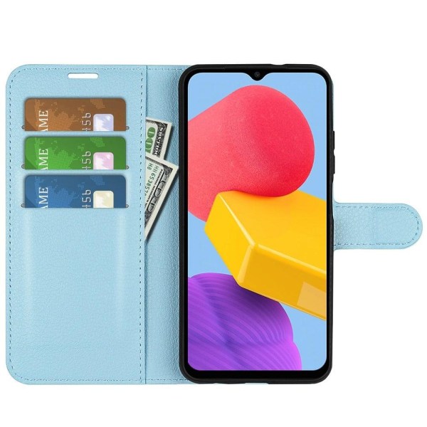 Klassisk Samsung Galaxy M13 4g Flip Etui - Blå Blue