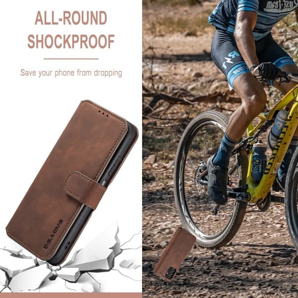 DG.Ming Samsung Galaxy A13 4G Retro Etui - Kaffe Brown