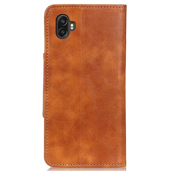 Alpha Samsung Galaxy Xcover 2 Pro flip case - Brown Brown