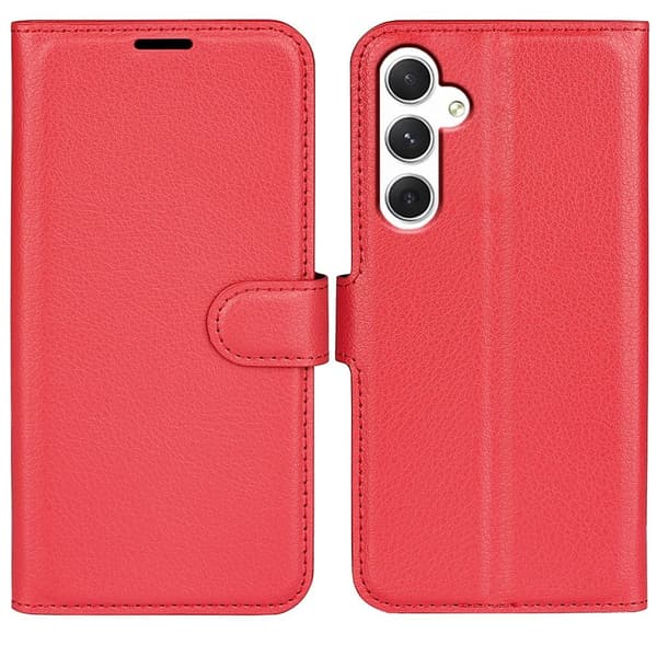 Classic Samsung Galaxy S24 flip kuoret - Punainen Red