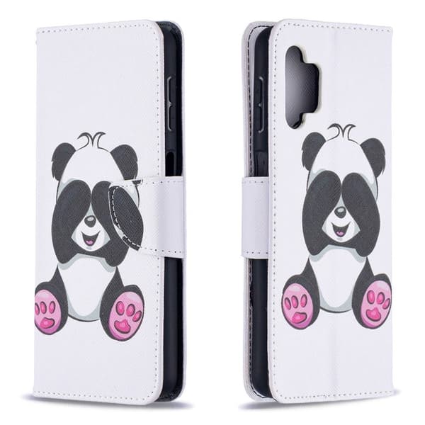 wonderland Samsung Galaxy A32 5G flip etui - baby panda Multicolor
