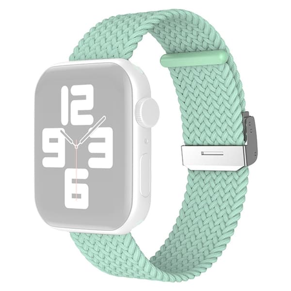 Apple Watch (45 mm) klockarmband i enkel nylon - Mintgrön Grön