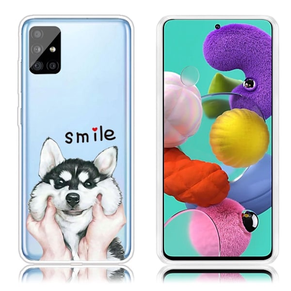 Deco Samsung Galaxy A51 kuoret - Koira Multicolor