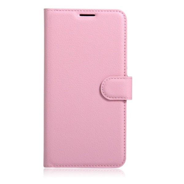 Samsung Galaxy A5 (2017) beskyttende læder-etui med kortholder  - Pink Pink