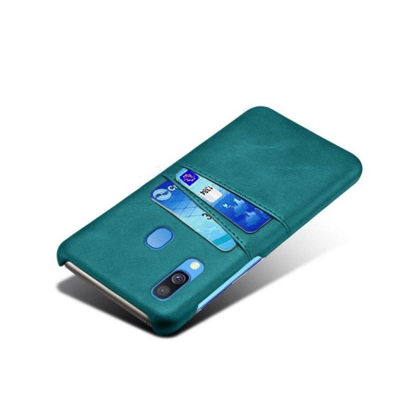 Samsung Galaxy A40 skal med korthållare - Blå Blå